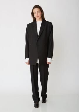 Toteme Loreo Double Breasted Blazer in Black L